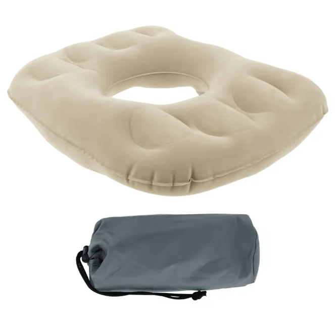 Inflatable Donut Seat Cushion Adjustable Lightweight Pressure Relief Pillow