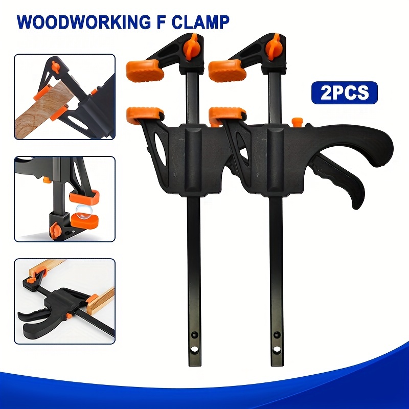 Woodworking Clamp Set Fixed Type Quick Ratchet Release, Nylon Work Bar Kit, DIY Portable Spreader Gadgets