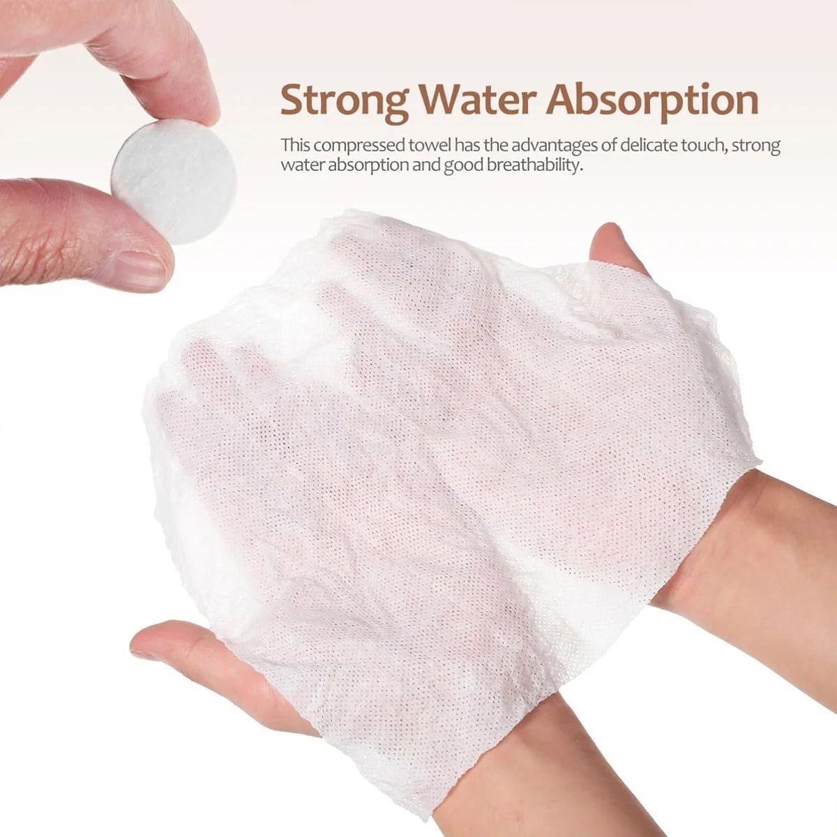Disposable Compressed Cotton Travel Towel Coin Tissue