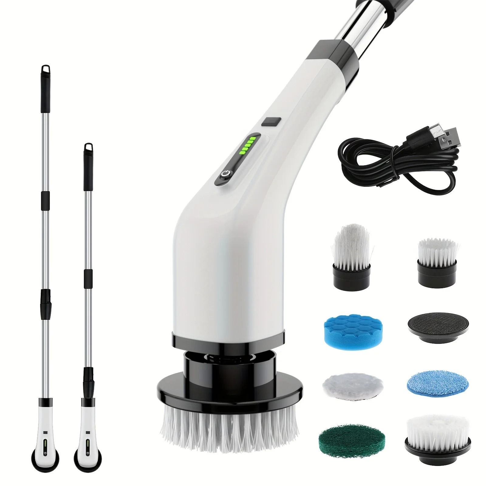 Multifunctional Electric Cleaning Brush with Long Handle