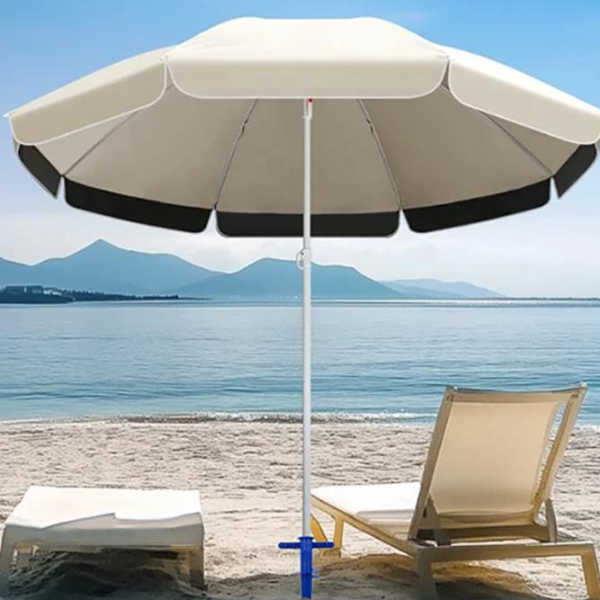 Adjustable Plastic Umbrella Base Anchor Stand for Beach & Patio, Sand Ground Fixing Spike Holder
