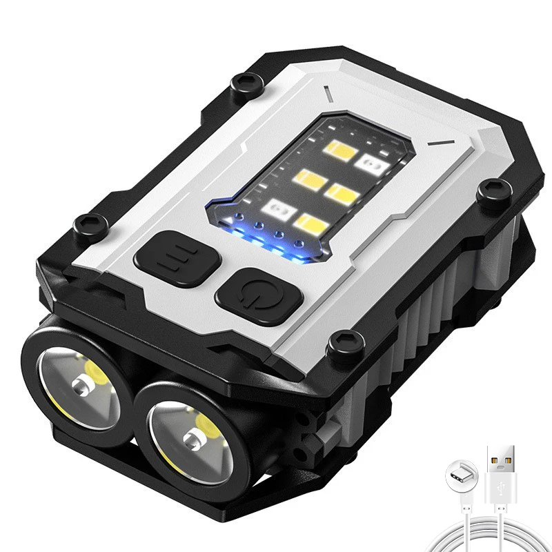 Super Bright Mini LED Keychain Flashlight Magnetic & Rechargeable