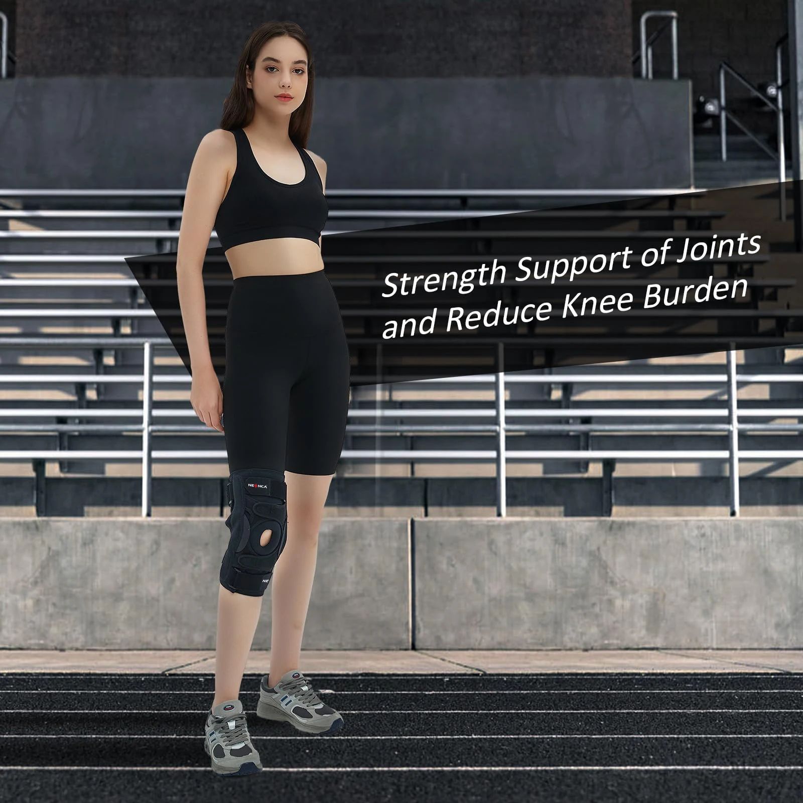 Three Section Hinged Knee Brace