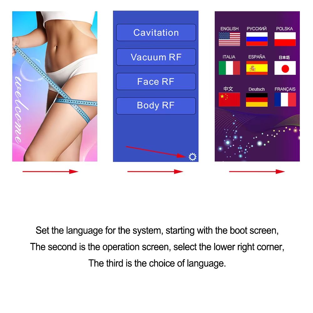 4-in-1 Ultrasonic Cavitation Slimming & Skin Tightening Machine – Lipo Body Sculpting & Facial Lifting Device