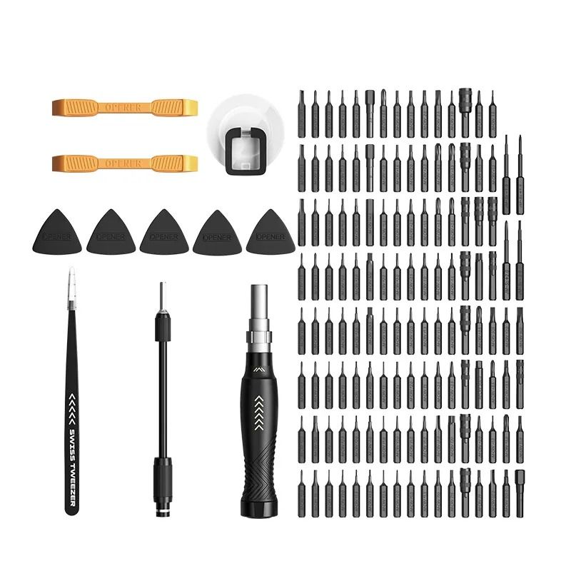 145 in 1 Precision Screwdriver Set with Magnetic Bits and ESD Safe Handle