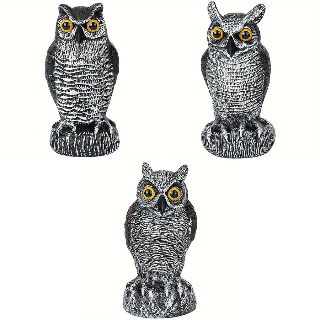 Solar Owl Bird Scare Decoy