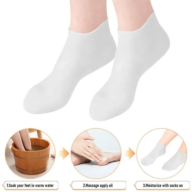 Full Coverage Hydrogel Moisturizing Foot Sleeves