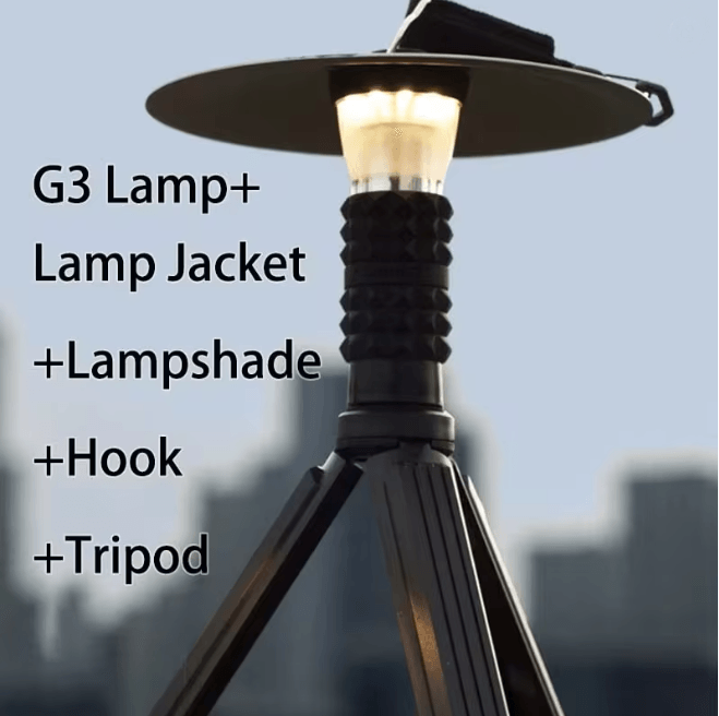 LumaTower 3000mAh LED Camping Lantern Rechargeable Tent Light