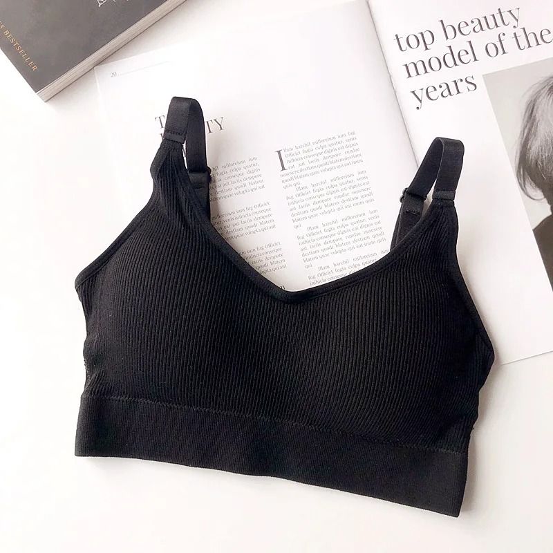 Seamless Athletic Crop Top Bralette