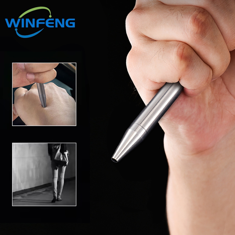 Premium Titanium Tactical Pen Refillable Everyday Carry Pen & EDC Tactical Tool