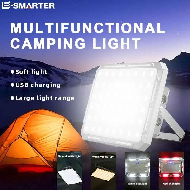 Rechargeable LED Camping Tent Light High Power Waterproof Emergency Lantern
