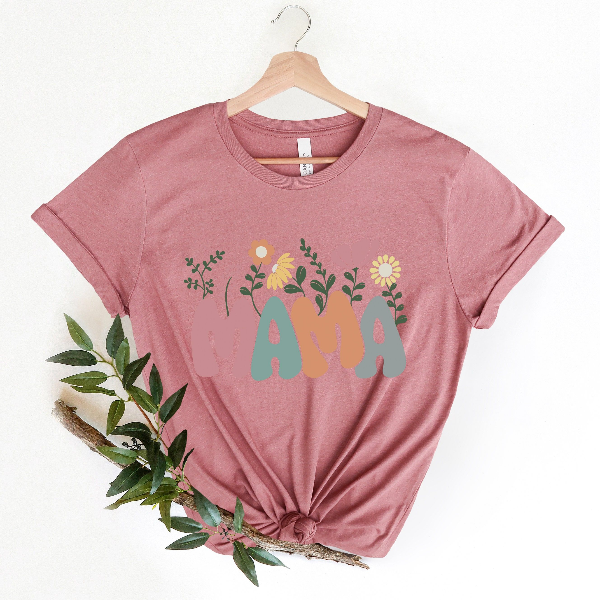 Mama Wildflower Sweatshirt Mom Est 2024 Crewneck Gift