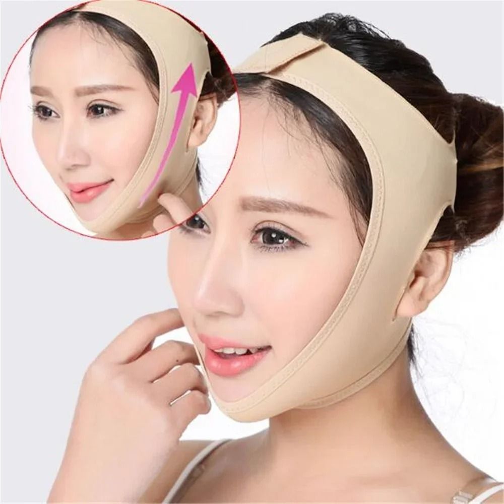 Breathable V Line Face Lift Bandage Chin Slimming Strap Jawline Shaper