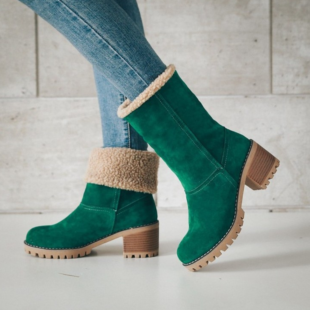Ankle Fur Lined Snow Boots