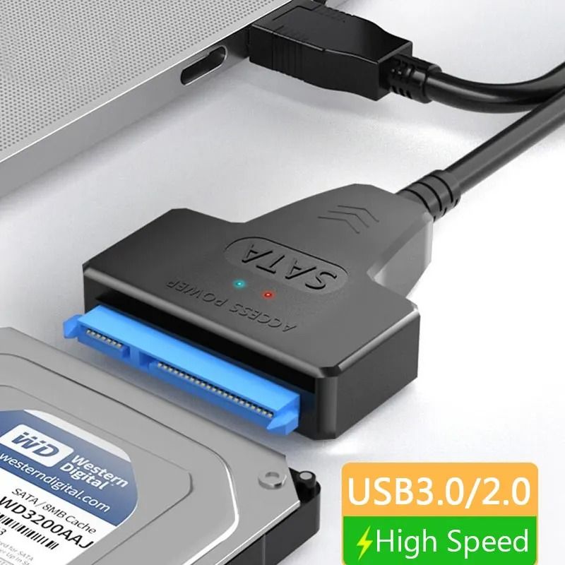 USB 3.0 to SATA III High-Speed Adapter Cable