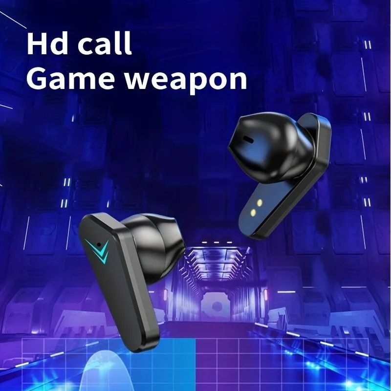 Wireless Bluetooth Gaming Earbuds with LED Display and Noise Cancelling Mic X15
