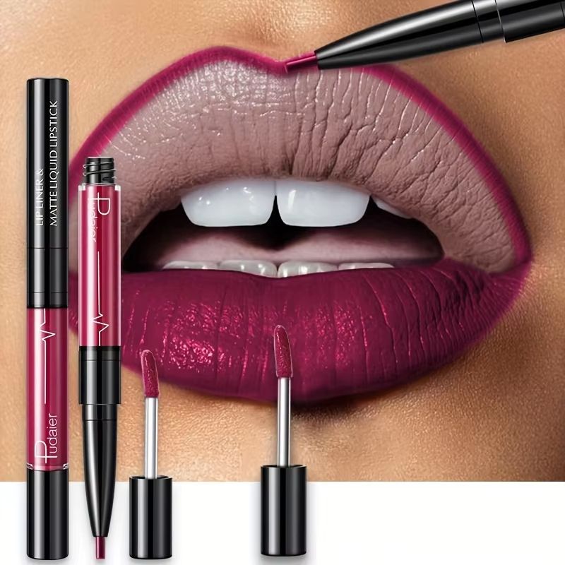 Ultra-Precise Waterproof High Pigment Lip Liner - Smooth, Sweatproof, Long-Lasting Lip Contour Pencil