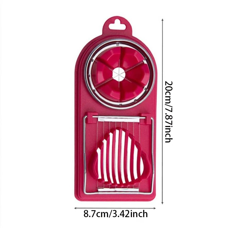 2 in 1 Egg Cutter With Stainless Steel Wire and PP Base