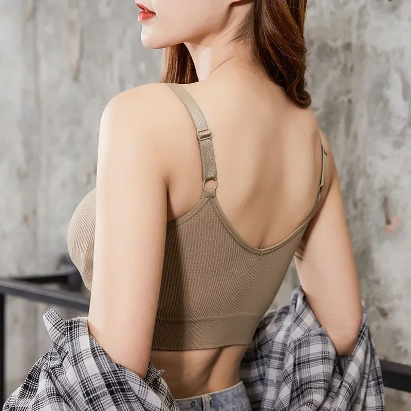 Seamless Comfort Full Cup Sleep & Sports Bra – Breathable Wireless Bralette for Women