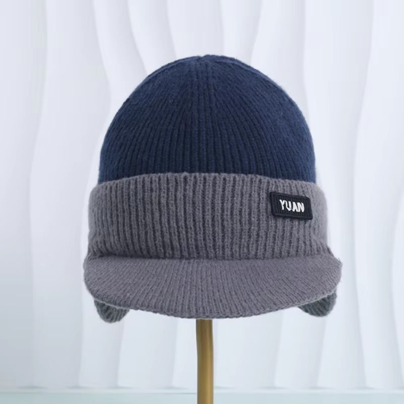 ThermaFlex Windproof Knitted Baseball Cap with Ear Protection