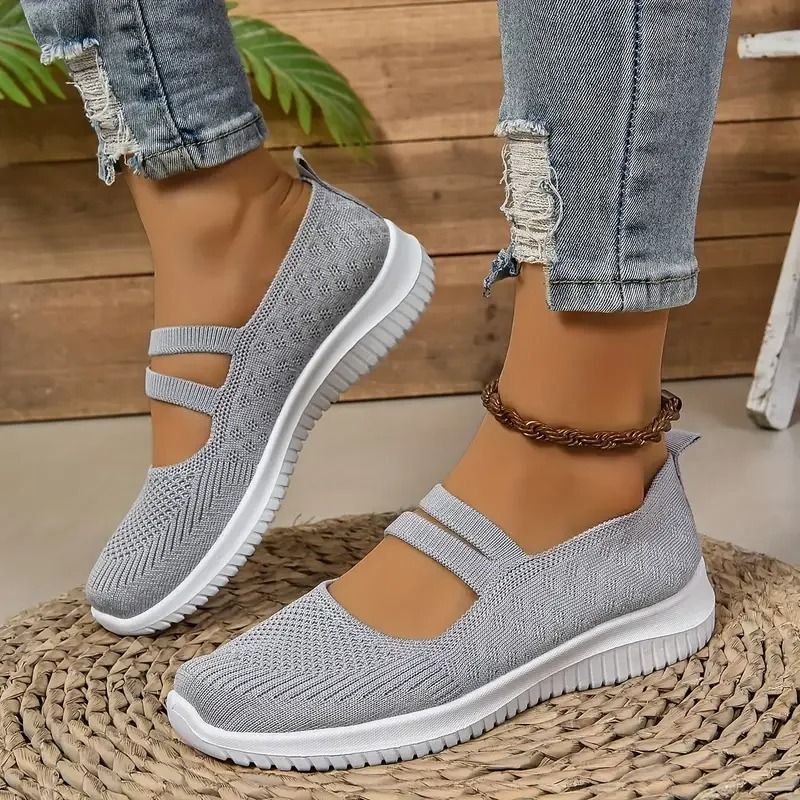 Womens Casual Sports Shoes Breathable Mesh Lightweight Soft Sole