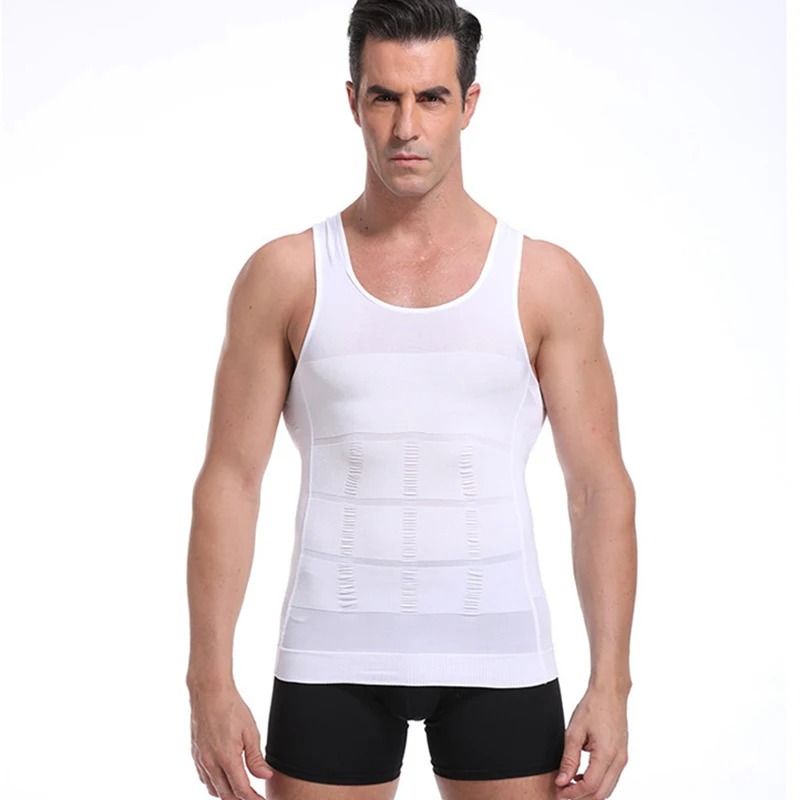 Mens Slimming Compression Vest For Tummy And Waist Control
