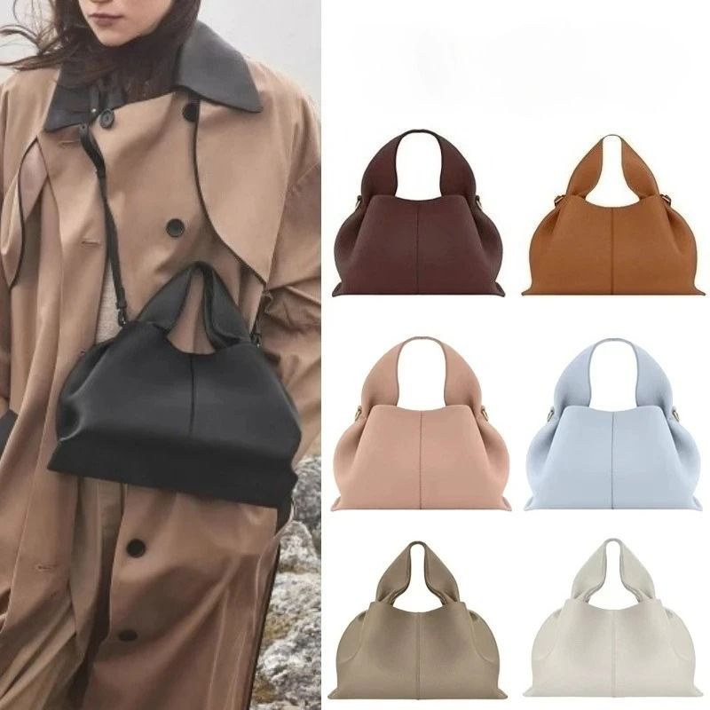 French Luxury Cloud Cake Shoulder Bag Retro European Handbag