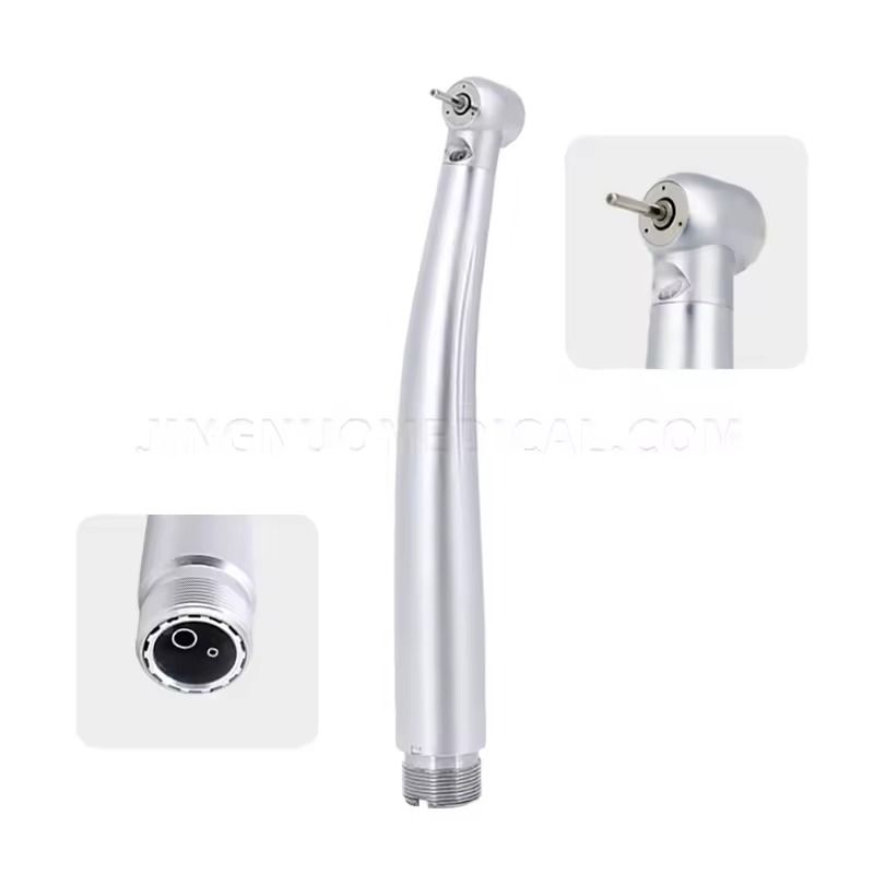 LED Dental High Speed Handpiece with Push Button and Triple Water Spray