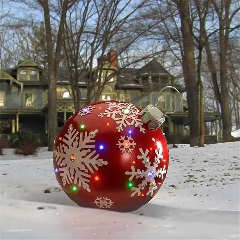 Giant Outdoor Inflatable Christmas Ball Set