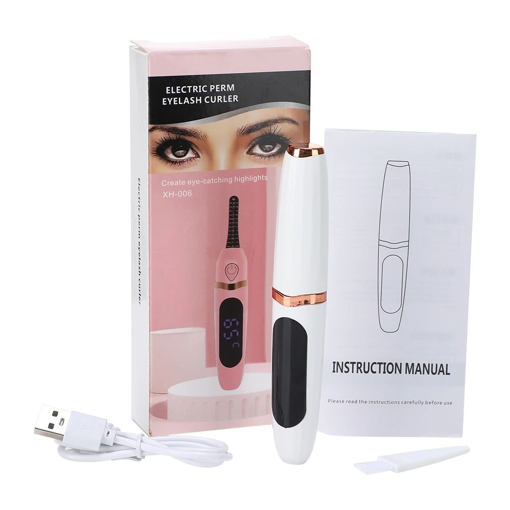 Electric Eyelash Curler with 3 Heat Settings and USB Rechargeable Design