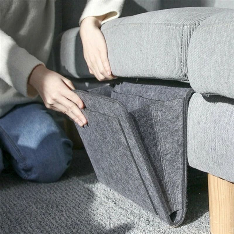 Baby Bed Hanging Organizer Felt Storage Pockets