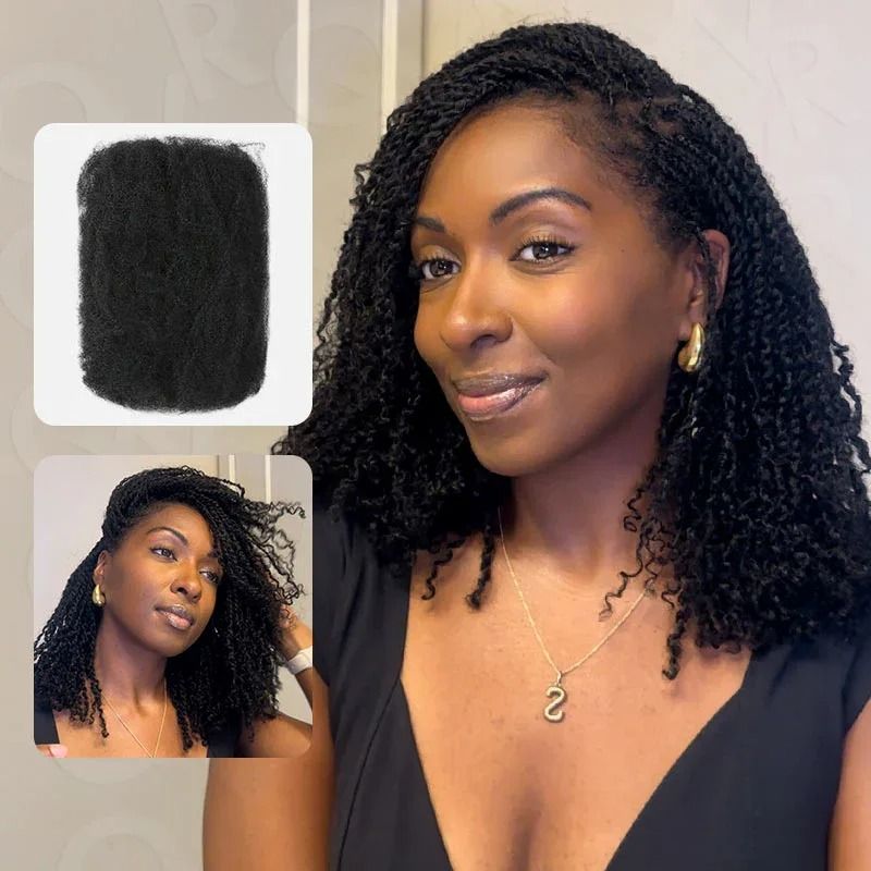 Ultra Texture Kinky Curly Mini Twist Hair