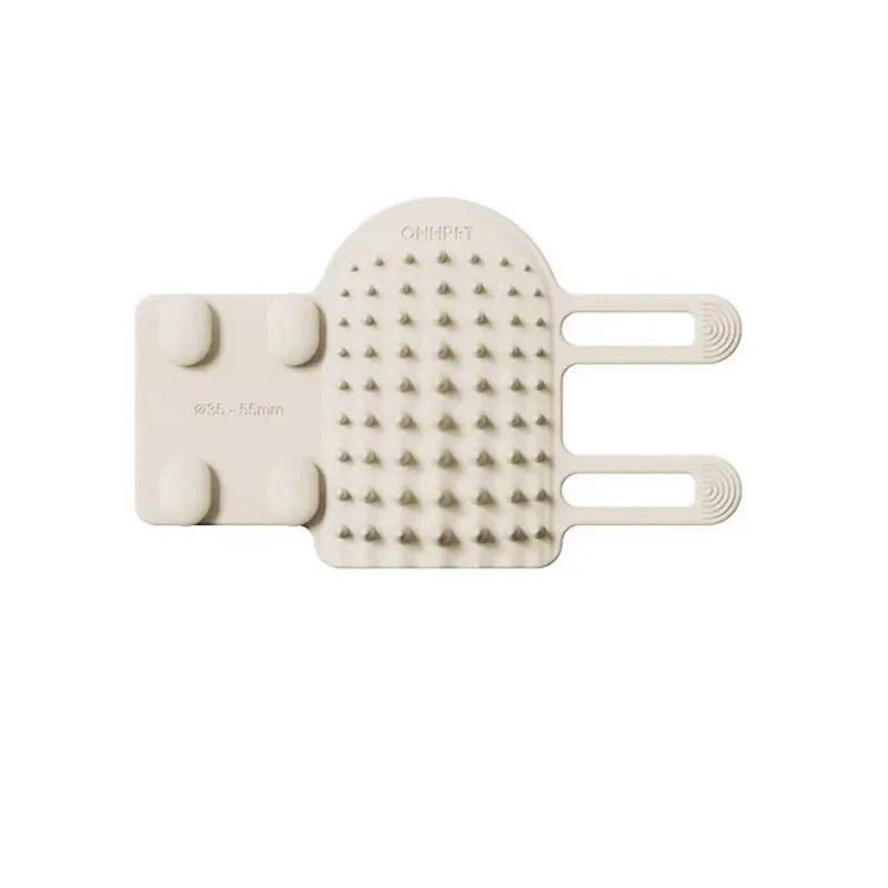 Pet Cat Hair Removal Massage Comb – Silicone Self-Grooming Wall Brush
