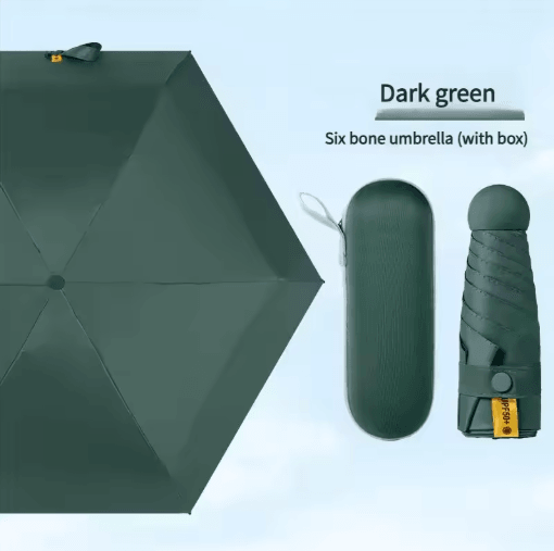 Capsule Mini Travel Umbrella Ultra Light compact travel umbrella with UV Protection