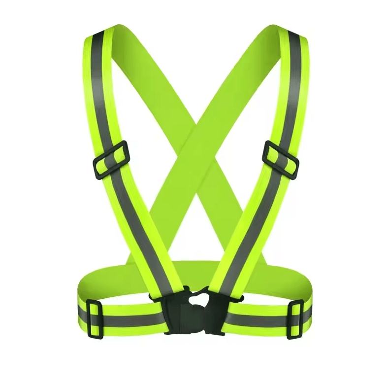 NightGuard Reflective Safety Vest – Adjustable Lightweight High-Visibility Running & Cycling Gear
