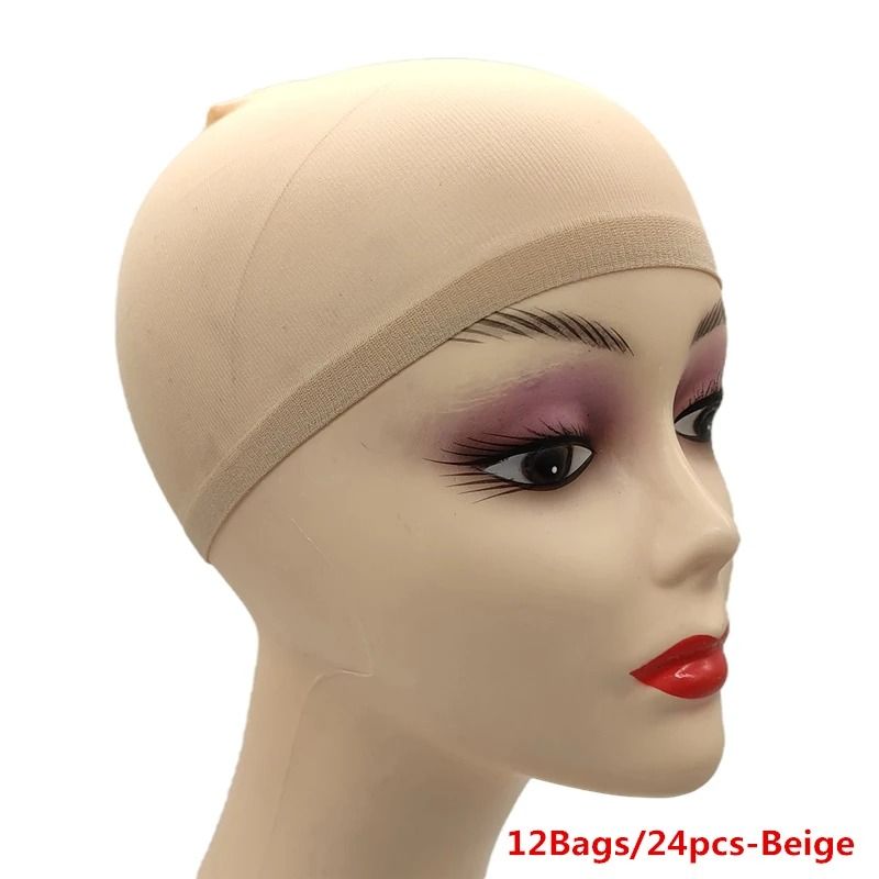 Ventilated Nylon Mesh Wig Cap Set