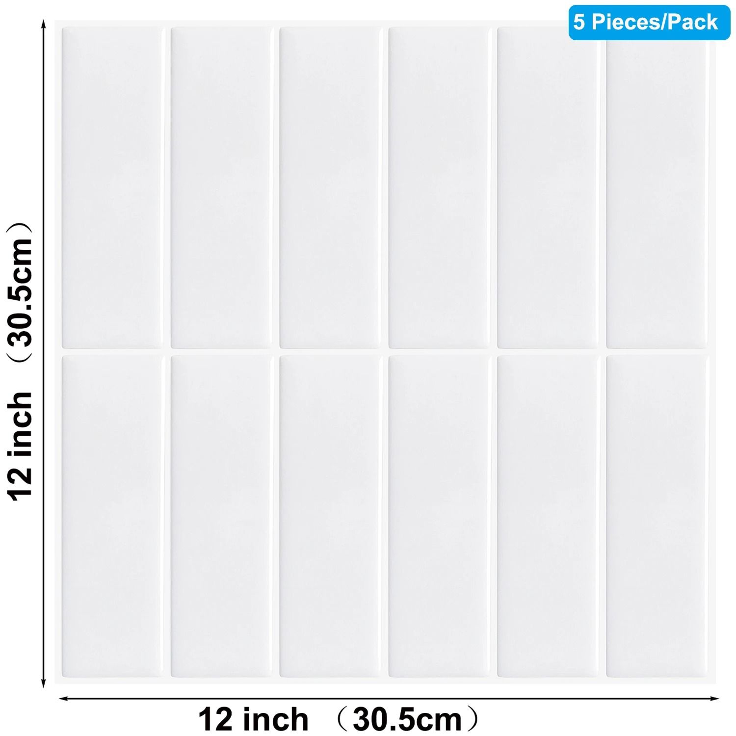 3D Waterproof Kitchen Wall Tiles | 12x12 Inch Strong Adhesive Mural | Premium Peel and Stick Home Wallpaper