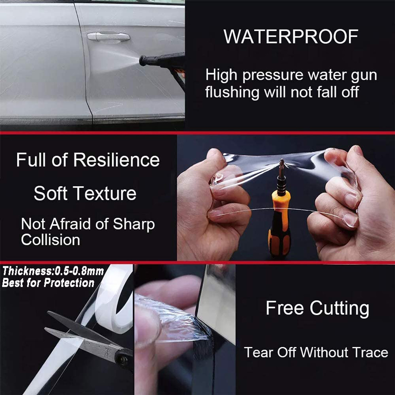 Universal Car Door Sill Protector Sticker Anti-Scratch Car Bumper Protection Film