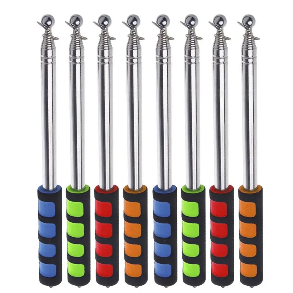 Telescopic Stainless Steel Flagpole – Flexible Tour Guide Banner Pole – High-Yield Presentation Interaction Hub