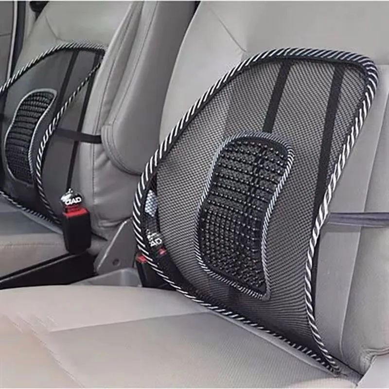 ErgoCool Breathable Car Lumbar Support Cushion for Driving Comfort