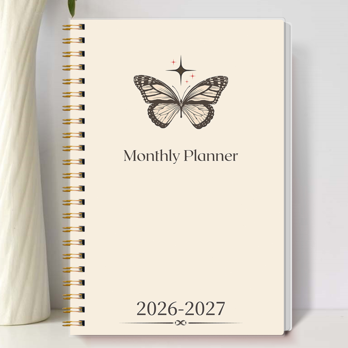 Weekly & Monthly Planner, Spiral Organizer with Calendar & Notes, School & Office Supplies