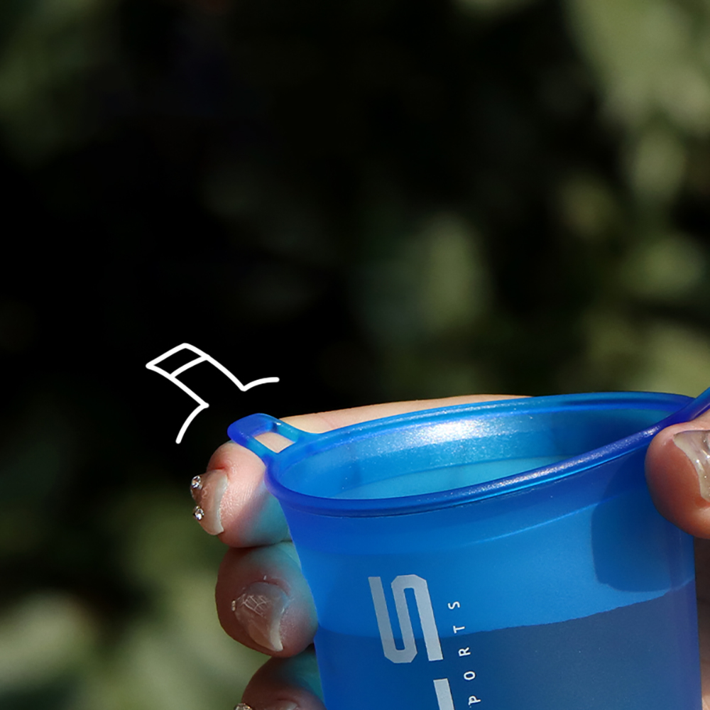 Foldable Sports Water Cup – 200ml Compact, Lightweight, and Easy to Carry for Running and Outdoor Activities