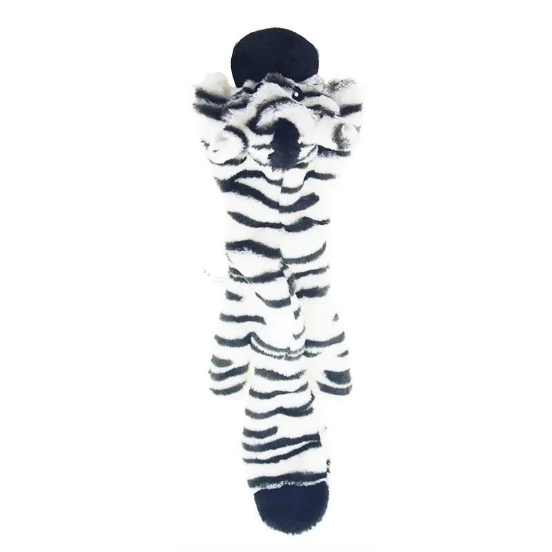 Mess-Free Stuffingless Plush Squeaky Dog Toy