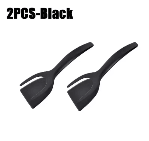 2-in-1 Egg Spatula Tongs – Pancake & Egg Flipping Tool