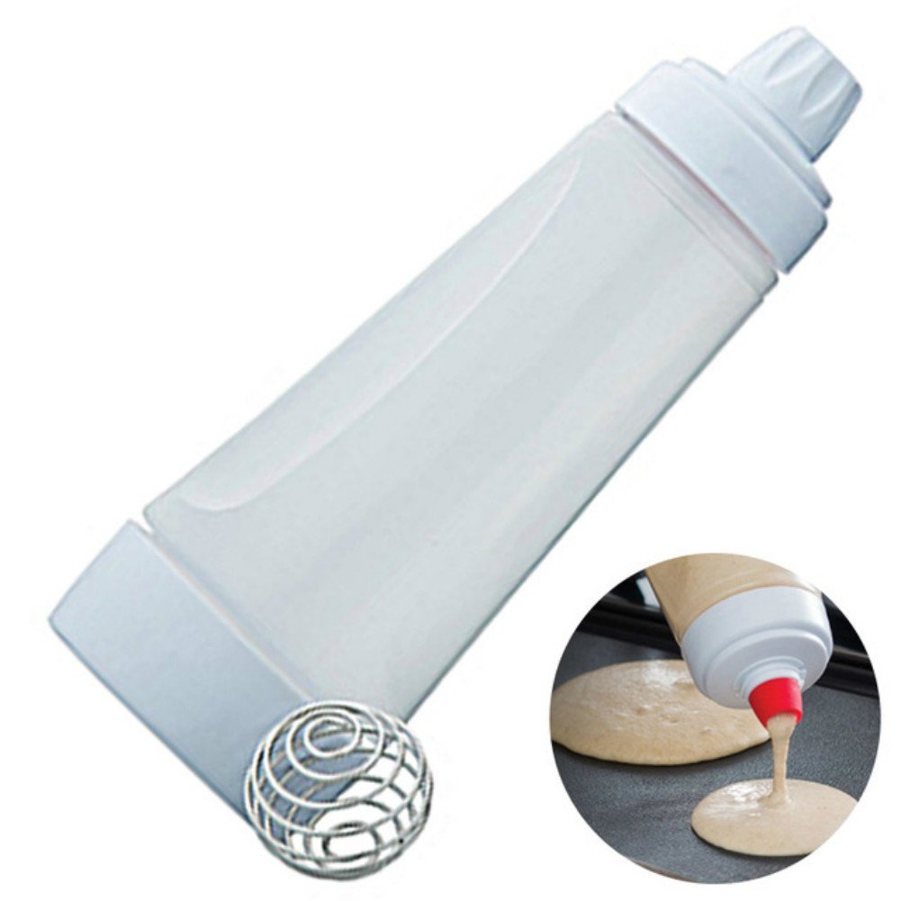 Easy-Squeeze Kitchen Storage Bottle, Cream Dispenser & Batter Mixing Bottle