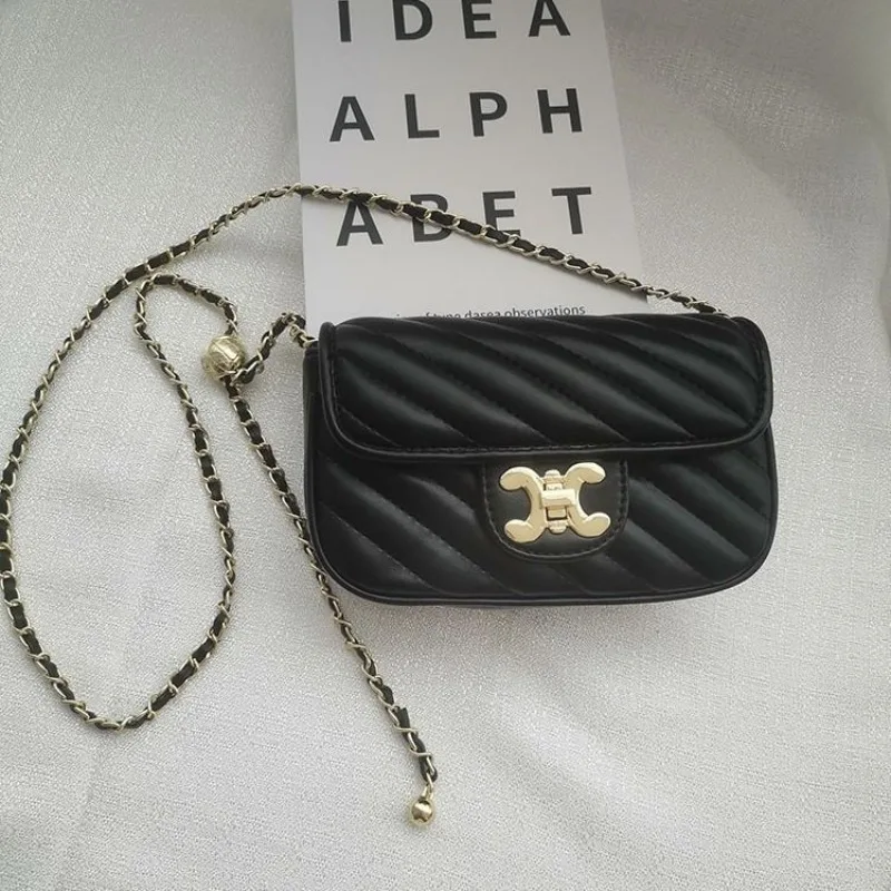 Green Fairy Rhombus Shoulder Bag Small Fragrance Chain Messenger Handbag Niche High Quality Fashion Bag