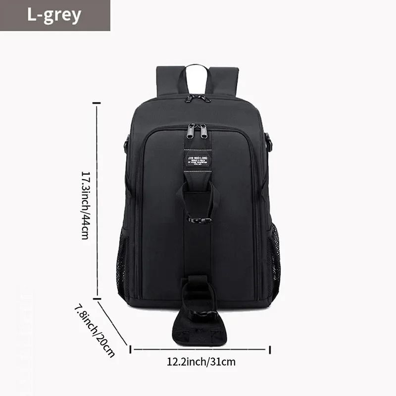 JINNUOLANG Waterproof Photography Backpack for Canon and Nikon DSLR Cameras