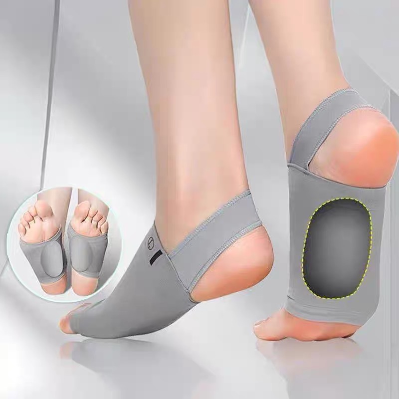 Premium Silicone Arch Support Insoles for Flat Feet & Plantar Fasciitis Relief