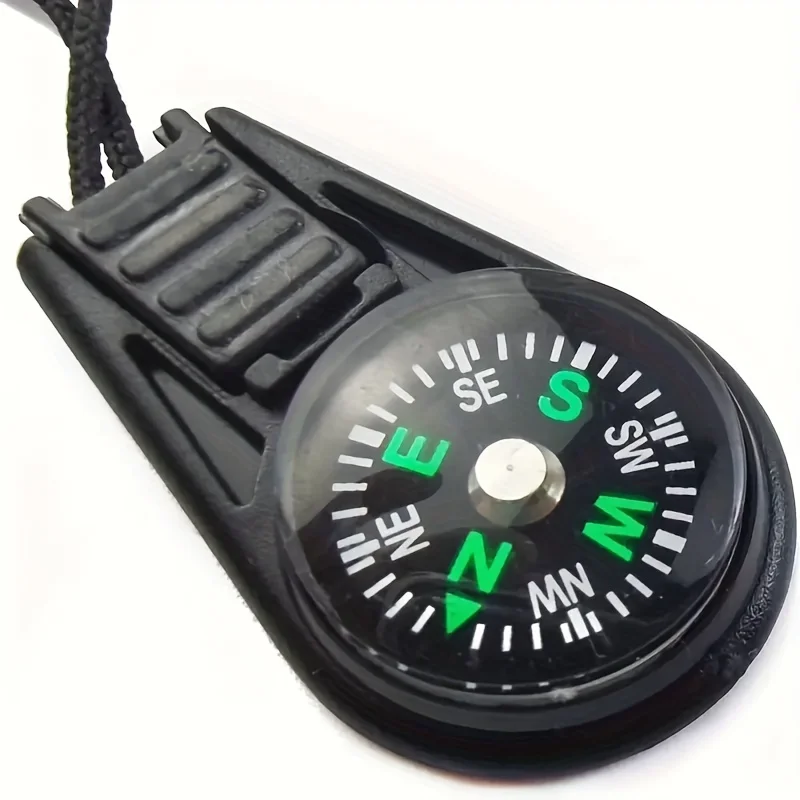 Portable Mini Compass for Outdoor Adventures  Hiking, Camping, Travel Survival Tool