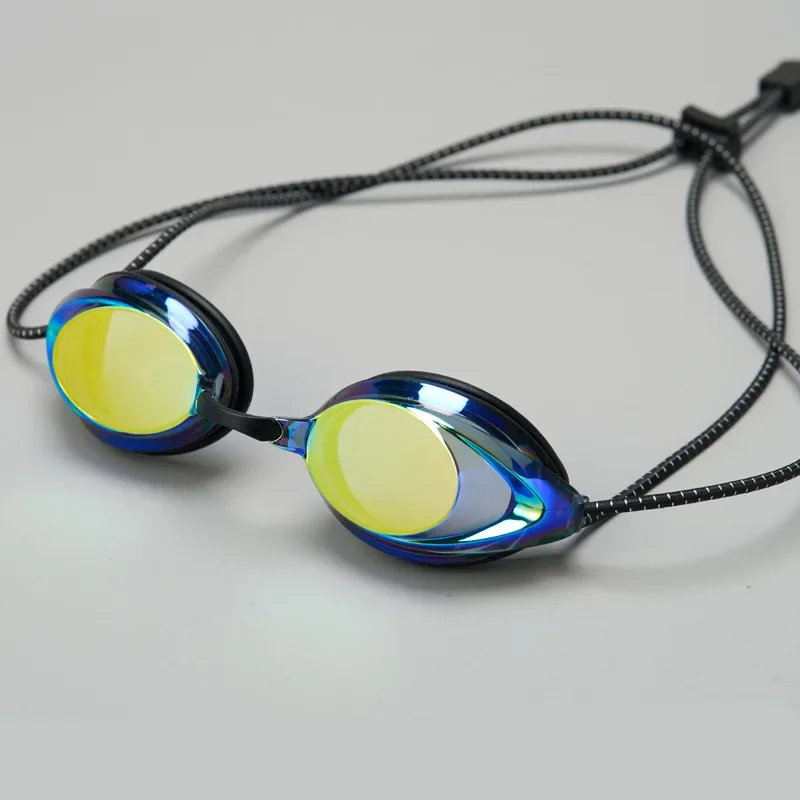 Bright Mirror adult swim goggles with Anti Fog Lens for Outdoor Pool Training